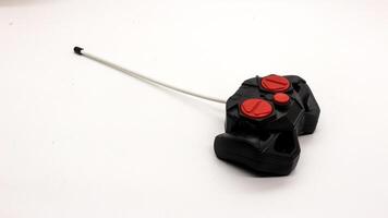 Close up Remote control toy car isolated photo