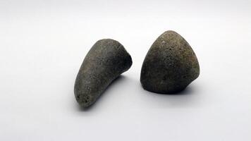 Broken stone grinder photo