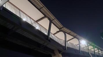 Lebak Bulus Jakarta LRT station from below photo