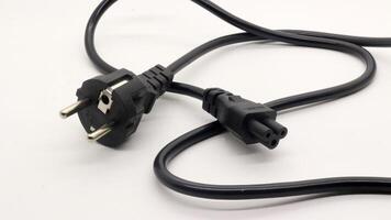 Power cable and notebook adapter photo