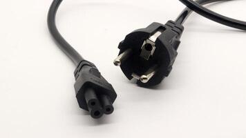 Power cable and notebook adapter photo