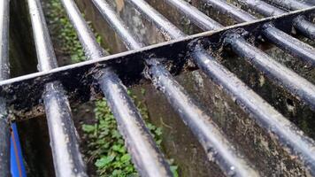 gutter bridge made of long iron photo