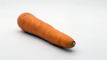 A carrot on a white background photo