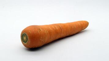 A carrot on a white background photo