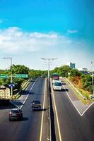 toll interchange on the Kebomas or Surabaya Gresik toll roads, Indonesia, 16 July 2024. photo