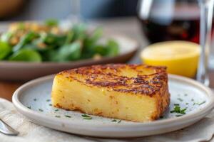Potato Tortilla With Rosemary and Chives photo