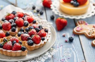 Lemon Tartlets With Berries photo
