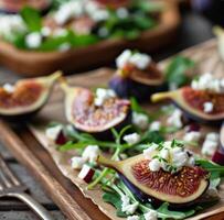 Fig and Goat Cheese Salad photo