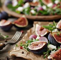Fig and Goat Cheese Salad photo