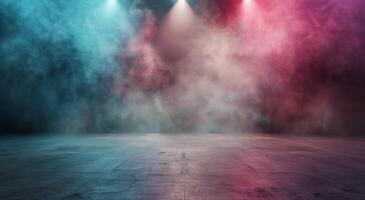 Stage Lights and Smoke photo