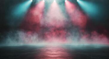 Stage Lights and Smoke photo