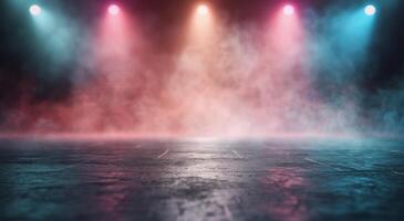 Stage Lights and Smoke photo
