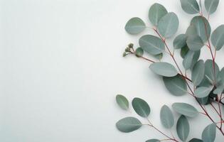 Eucalyptus and Baby's Breath Arrangement photo