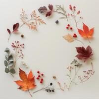 Autumn Floral Wreath photo