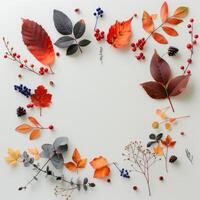 Autumn Floral Wreath photo