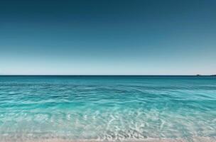 Calm Ocean at Sunset photo