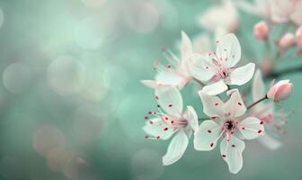 White Flower in Bloom, Close-Up photo