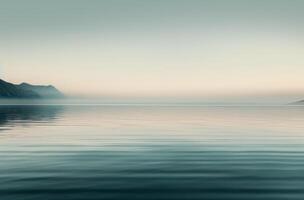 Calm Lake at Dawn photo