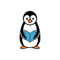 Chinstrap Penguin learns icon vector