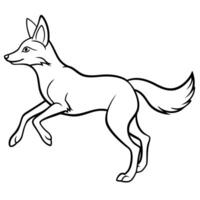 Chipping Sparrow dog runs icon vector