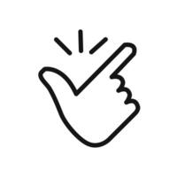Easy icon linear graphics set vector