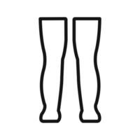 Legs icon linear graphics set vector