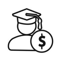 Inequality icon linear graphics set vector