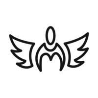 valkyrie icon linear graphics set vector