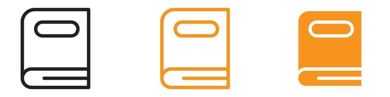 Educational Book Icon for Libraries and Academic Resources vector