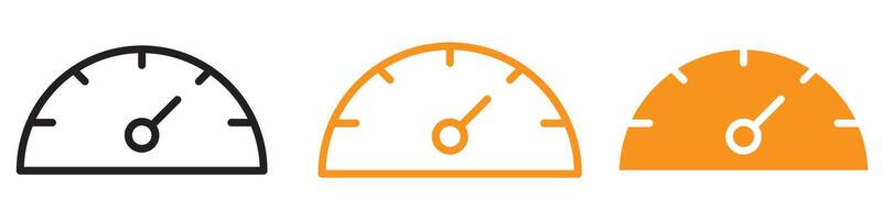 Accurate Car Speedometer Icon for Vehicle Performance Monitoring and Custom Dashboard Designs vector
