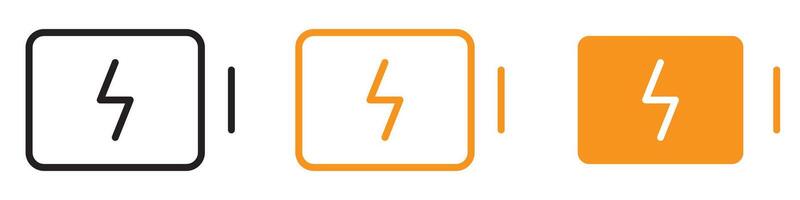 Efficient Charging Battery Icon for Power Management Solutions, Electronic Devices, and Renewable Energy Products vector