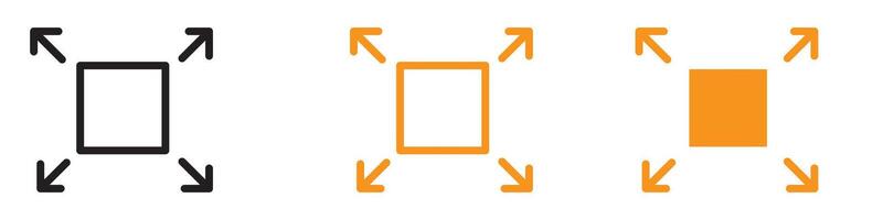 Compact Size Icon Illustrating Portable Electronic Devices, Space-Saving Solutions, and Miniaturized Gadgets for Consumers vector