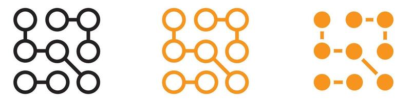 Complexity Icon Representing Advanced Problem-Solving Techniques, Intellectual Challenges, and Complex System Designs for Academics and Engineers vector