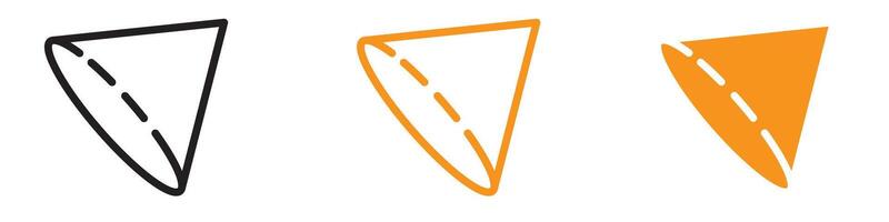 Cone Shape 3D Icon Illustrating Geometric Design Elements, 3D Modeling Software, and Mathematical Representations for Designers and Engineers vector