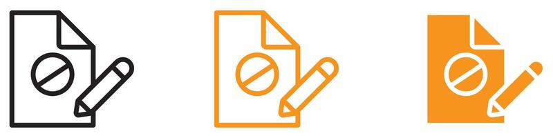Formal Document Petition Icon for Legal and Administrative Themes Ideal for Representing Contracts Agreements and Official Papers vector