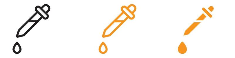 Versatile Dropper Icon for Medical and Laboratory Graphics Essential for Illustrating Liquid Handling and Chemical Distribution vector