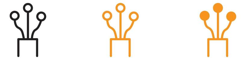 Advanced Fiber Optic Cable Icon for Technology and Communication Graphics Perfect for Representing High-Speed Internet and Data Transfer vector