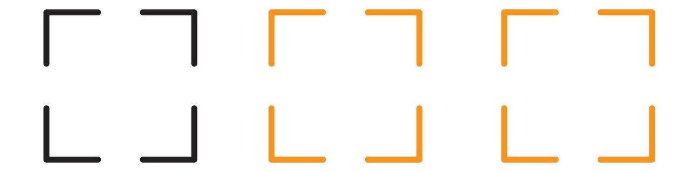 Expansive Full Screen Icon for and Media Graphics Ideal for Representing Full-Screen Mode and Enlarged Display Options vector