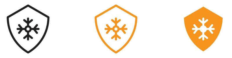 Durable Frost Resistant Icon for Gardening and Agricultural Graphics Perfect for Representing Cold-Resistant Plants and Crops vector