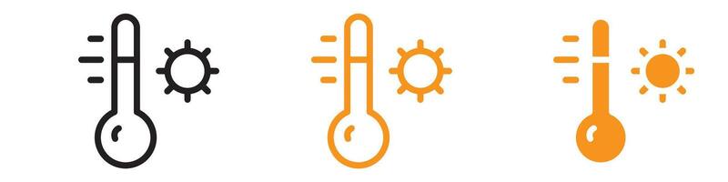 Accurate Meteorology Thermometer Measuring Icon for Weather and Climate Graphics Perfect for Representing Temperature Measurement and Meteorology vector