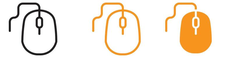 Cute Mouse Icon for Wildlife and Animal Graphics Essential for Representing Mice in Nature and Animal-Themed Designs vector