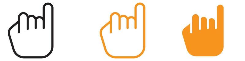 Small Pinky Finger Icon for Hand and Gesture Graphics Ideal for Representing Smallest Finger and Hand Gestures vector