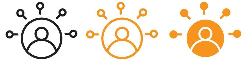 Industrious Productive Man Icon for Business and Workforce Graphics Ideal for Representing Efficiency and Productivity in the Workplace vector