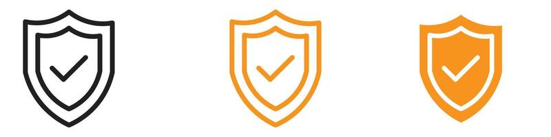Protective Shield Icon for Security and Defense Graphics Perfect for Representing Shields and Protective Measures vector