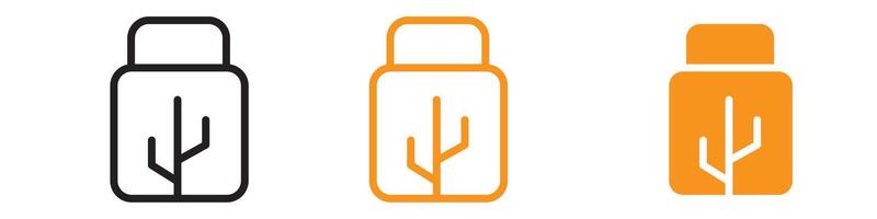 Portable USB Icon for Technology and Data Storage Graphics Ideal for Representing USB Devices and Data Transfer vector