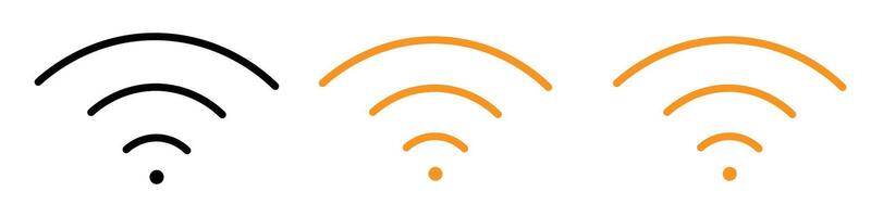 Connectivity Wifi Signal Icon for Internet and Technology Graphics Essential for Representing Wireless Internet and Connectivity vector