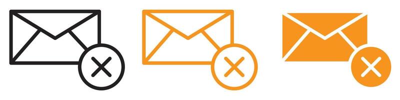 Close Mail Icon Representing Email Management Applications, Communication Platforms, and Secure Messaging Services for Businesses vector