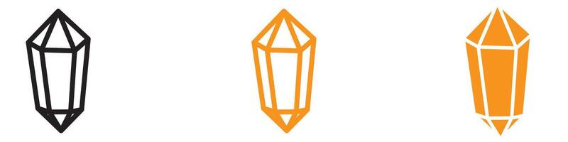 Stunning Crystal Prism Icon Ideal for Science and Geometry Graphics Reflective and Transparent Design for Educational Illustrations vector