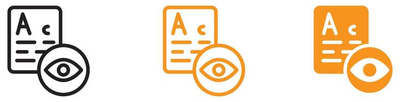 Visionary Oculist Icon for Eye Care and Medical Services Graphics Ideal for Representing Eye Exams and Optometry Services vector