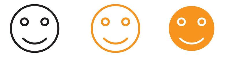 Cheerful Smile Icon for Emoticons and Communication Graphics Ideal for Representing Smiling Faces and Positive Reactions vector